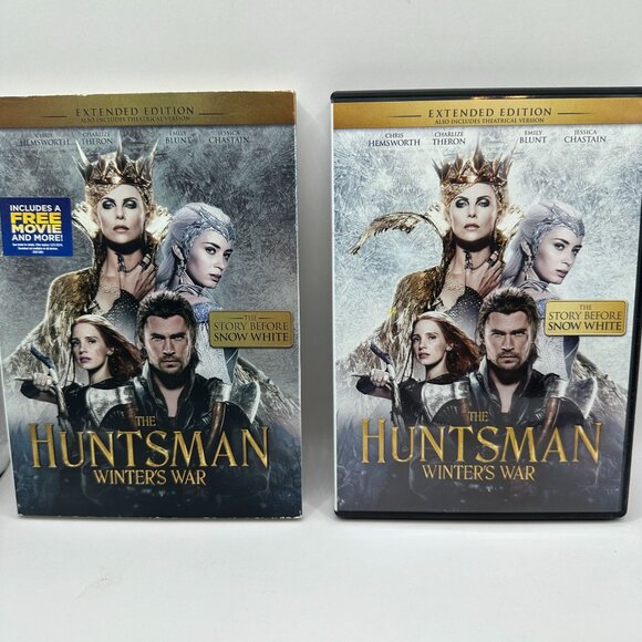 The Huntsman Winters War DVD 2016 Extended Edition Charlize Theron Universal - Picture 4 of 6